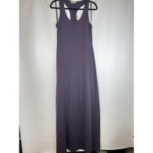 MICHAEL KORS Sz M purple Cashmere Tank Maxi Dress READ**
